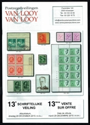 Maison VAN LOOY -  13 E Vente - Anvers - Décembre 2015. - Catálogos De Casas De Ventas