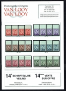 Maison VAN LOOY -  14 E Vente - Anvers - Mai 2016. - Catalogues For Auction Houses