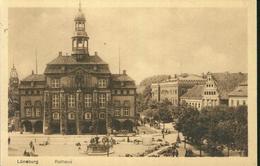 Rarität Lüneburg Rathaus Brunnen Personen Gebäude Sw 15.3.1926 Nach Charlottenburg - Lüneburg