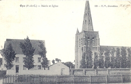 PAS DE CALAIS - 62 - OYE PLAGE - Mairie Et église - Oye Plage