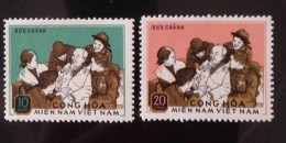 Vietnam Viet Nam South NFL MNH Stamps 1974 : President Ho Chi Minh / 5th Ann. Of Founding The Provisional Revolutionary - Vietnam