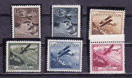 Liechtenstein 1930 Airmail 6v ** Mnh (35831) - Aéreo