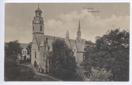 AK Butzbach Bei Giessen -MARKUSKIRCHE  - Mit Seltenem Bahnpoststempel / Feldpost-Bahnstempelabdruck Zug 79 - Butzbach