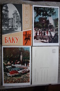 Azerbaijan. Baku  Capital - Stalin Style - Funicular - 7 PCs Lot.  - Old Pc 1962 - Rare! - Azerbeidzjan