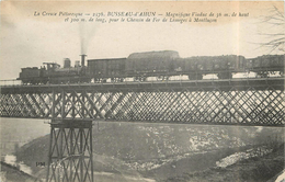 BUSSEAU D'AHUN -Viaduc Ligne De Limoges à Montluçon. - Ouvrages D'Art