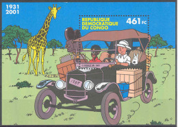 COB BL205 Tintin-Kuifje 2001 MNH - Ongebruikt