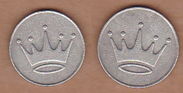 AC - CROWN ILLUSTRATED GAME - AMUSEMENT TOKEN - JETON FROM TURKEY - Pièces écrasées (Elongated Coins)