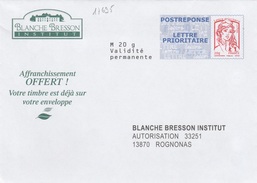 17695# PAP CIAPPA KAWENA REPIQUE BLANCHE BRESSON ROGNONAS BOUCHES DU RHONE POSTREPONSE - Prêts-à-poster:private Overprinting
