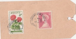 17699# COLIER DE SAC Obl MONACO CONDAMINE PRINCIPAUTE 1960 Pour LA CHAUX DE FONDS SUISSE - Storia Postale