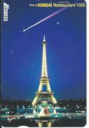 PARIS Tour Eiffel - Monument Carte Prépayée Japon Card  Karte (S 29) - Paysages