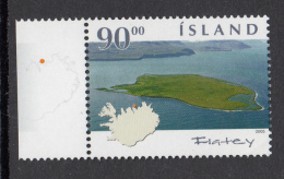 Iceland MNH 2005 Scott #1034 90k Flatey - Islands - Neufs