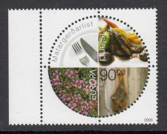Iceland MNH 2005 Scott #1051 90k Meat, Utensils, Flowers - Food Culture - EUROPA - Neufs