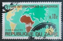 ZAIRE 1973 3ª Feria Internacional De Kinshasa. USADO - USED. - Gebraucht