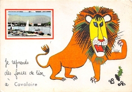 83-CAVALAIRE- JE REPRENDS DES FORCES DE LION A CAVALAIRE - Cavalaire-sur-Mer