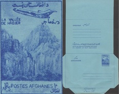 Afghanistan Vers 1980. Aérogramme, Avion Dans Les Montagnes - Berge