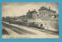 CPA Chemin De Fer Train Gare De Mantes-Station MANTES 78 - Mantes La Jolie