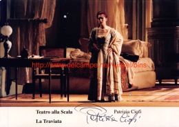 Patrizia Ciofi Opera Signed Photo 17,5x12,5cm - Autographes