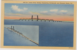 Etats-unis  Newport  James River Bridge Connecting Portsmouth - Newport