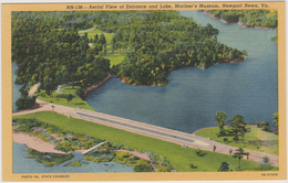 Etats-unis  Newport  Aerial View  Of Entrance Lake Mariner's Museum - Newport