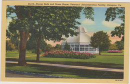 Etats-unis  Flower Beds And Green House, Veterans'administration Facility,hampton - Autres & Non Classés