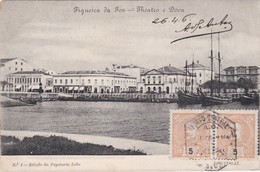 POSTCARD PORTUGAL - FIGUEIRA DA FOZ - THEATRO E DOCA - Coimbra