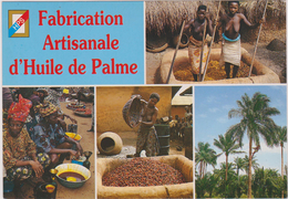 AFRIQUE DE L´OUEST,AFRICA ,TOGO, Prés BENIN,DAHOMEY,METIER,PAYSAN,FEMME NUE,PILEUSE,HUILE DE PALME - Togo