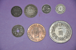 Lot De 7 Monnaies Colonies Et Divers - Kilowaar - Munten