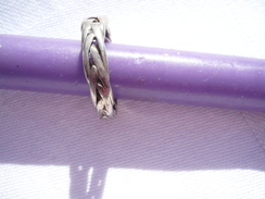 Silber-Ring Geflochtene Schiene (379) Preis Reduziert - Ring