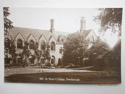 Postcard St Peter's College Peterborough [ & Tennis Court ] My Ref B11166 - Andere & Zonder Classificatie