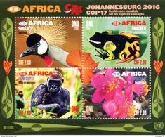 ONU Genève 2016 - CITES - Eye On Africa Johannesburg COP17 ** - Blokken & Velletjes