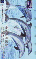 Carte Prépayée  Japon  * DAUPHIN * DOLPHIN (913) Japan PREPAID CARD * DELPHIN * GOLFINO * DOLFIJN * - Dauphins