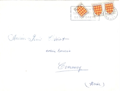 3951 St MIHIEL Meuse Enveloppe Faire Part Ob 5 2 1958 Tarif Imprimé 20 G 6 F Blason Angoumois 2 F Yv 1003 - Brieven En Documenten
