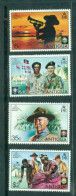 Antigua   1975    World Boy Scout Jamboree Norway   4 Stamps   MNH - 1960-1981 Ministerial Government