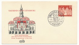 ALLEMAGNE - Enveloppe FDC => 1956 - 1000 Jahre Lüneburg - Other & Unclassified