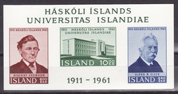 ISLAND 1961  Block 3  MNH** / VF - Blocks & Kleinbögen