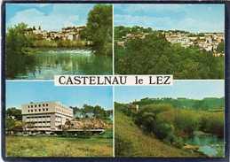 34  CASTELNAU Le LEZ CPM Multivues Année 1973. 4 Photos Vue Générale .  Edit  Apa-Poux - Castelnau Le Lez