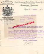49- ANGERS- LETTRE FILATURES CORDERIES TISSAGES- BESSONNEAU- 1915 A M. FROIDEFOND A LIBOURNE - Petits Métiers