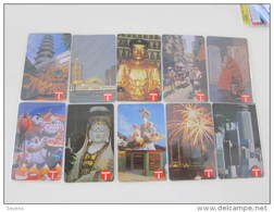 Autelca Phonecard Landscape Series II,set Of 10, All With 50$ Facevalue,used, See Description - Hong Kong