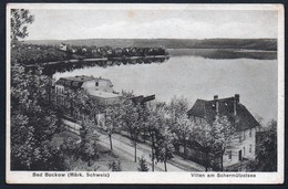 A4582 - Alte Ansichtskarte - Buckow - Villen Am Schermützelsee - Gel 1928 - Meyerheim - Buckow