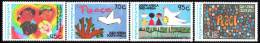 South Africa - 1994 Peace Children's Paintings Set (**) # SG 836-839 , Mi 922-925 - Nuevos