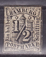 HAMBURG  1859  Mi 1 Wz 1 (*) - Hamburg