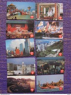 Autelca Phonecard Landscape Series I,set Of 10, All With 100$ Facevalue,used, See Description - Hong Kong