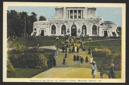 MONTREAL  Pilgrims To The Shrine St Joseph's Oratory Canada - Montreal