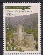 2017 Andorra FR Mi. **MNH Les Chateaux  Castell De Sant Vicenc D'Enclar - 2012