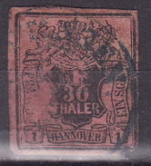 HANOVER  1851  Mi 3  USED - Hannover