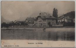 Auvernier - Le College - Phototypie No. 4598 - Auvernier