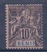 BENIN - 37  10C NOIR TYPE GROUPE NEUF* MLH - Ungebraucht