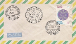 Brazil & Marcofilia,, Natal, Santa Maria 1971 (974) - Storia Postale