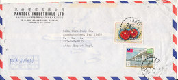 Taiwan Rep. Of China Air Mail Cover Sent To USA 1-11-1978 With Topical Stamps - Cartas & Documentos