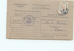 1946  Carte De Ravitaillement Général - Ville Arc-en-Barrois Yv Service 16 - Cartas & Documentos